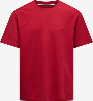 T-Shirt Salsa Jeans en rouge : devant