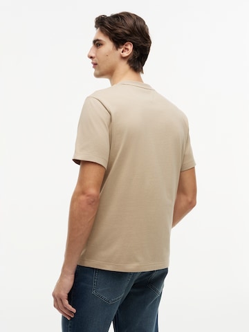 T-Shirt 'ESS SEASONAL' TOMMY HILFIGER en beige