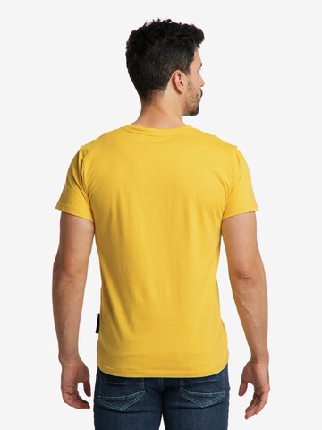 BRUNO BANANI T-Shirt 'AVILA' in Gelb