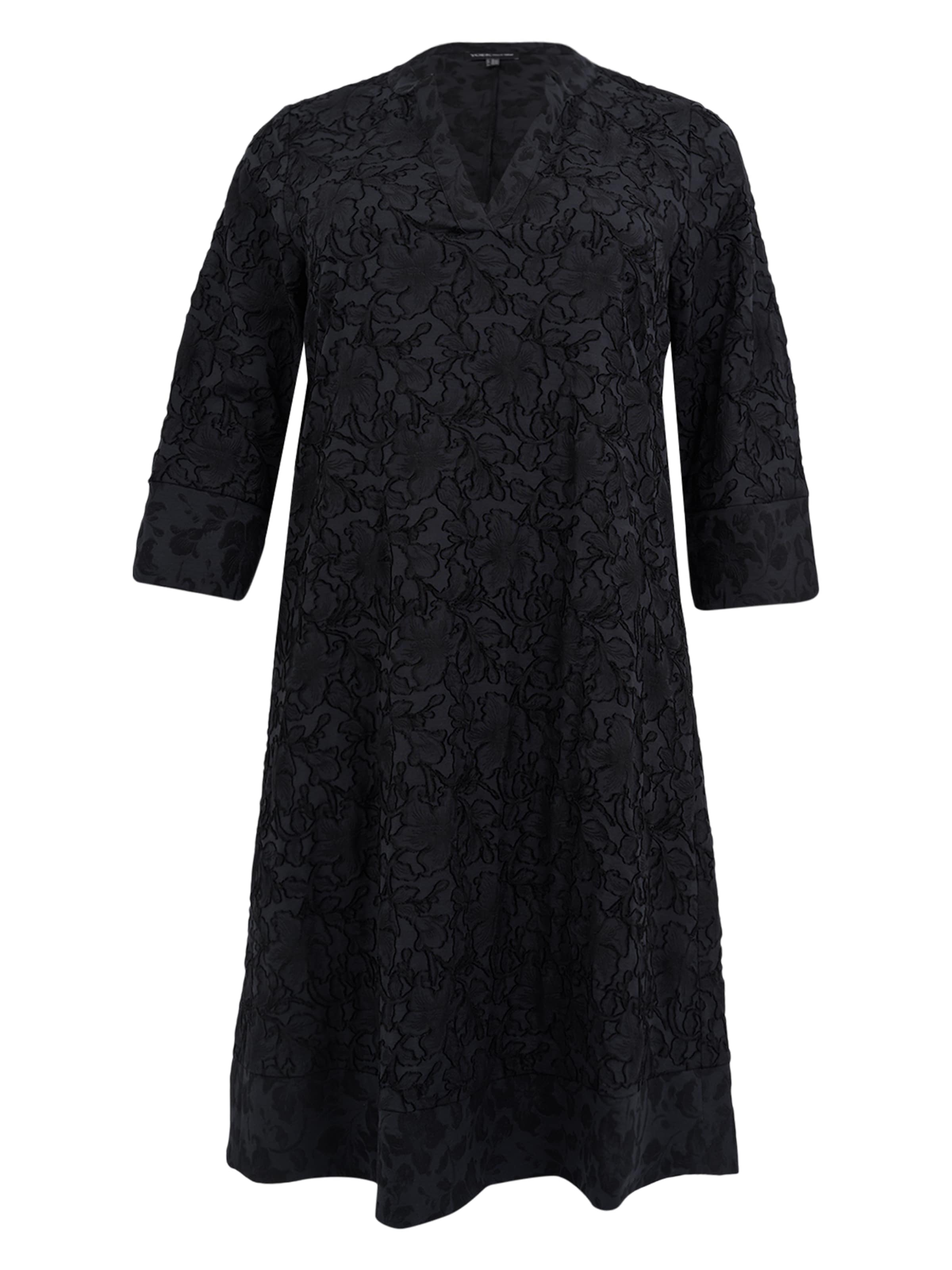 YOEK Jurk 'Midnight Soirée' in Zwart: voorkant