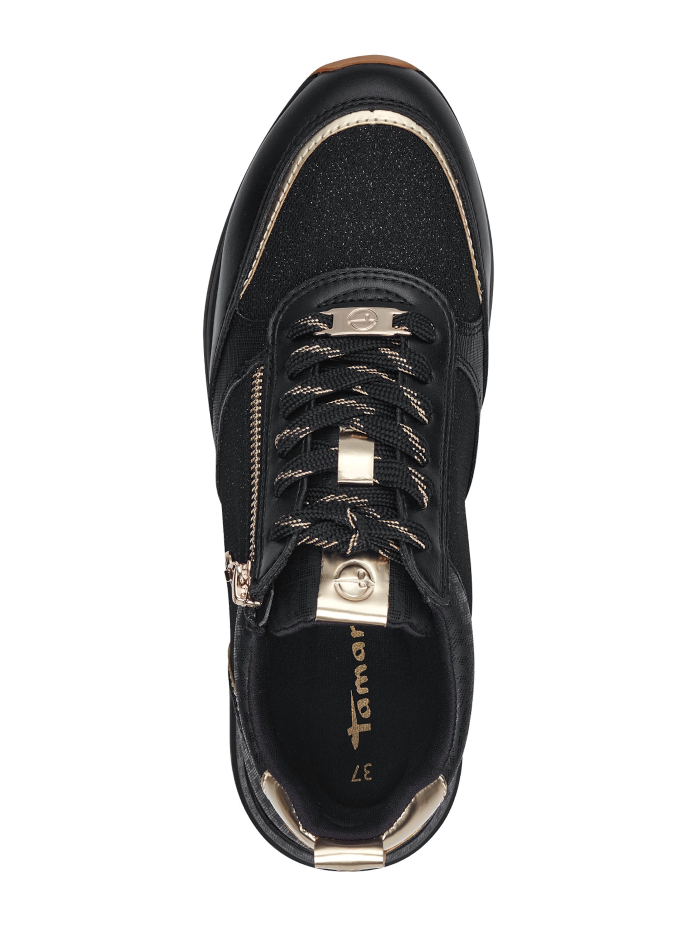 Tamaris Низкие кроссовки в Черный