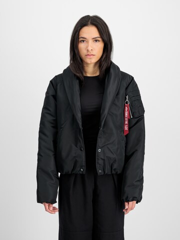 ALPHA INDUSTRIES Overgangsjakke i sort
