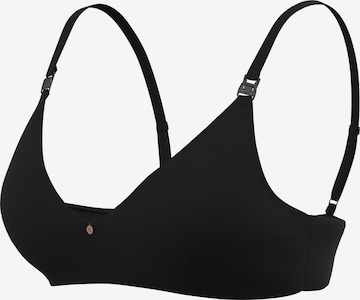 Noppies Triangle Nursing Bra in Black: front