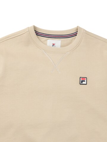 FILA Sweatshirt 'BIELLA regular crewneck sweatshirt' in Beige