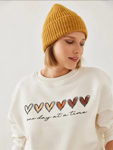 Felpa 'Sweatshirts' di Bianco Lucci in beige