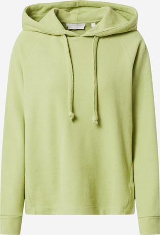 Sweat-shirt TOM TAILOR DENIM en vert : devant