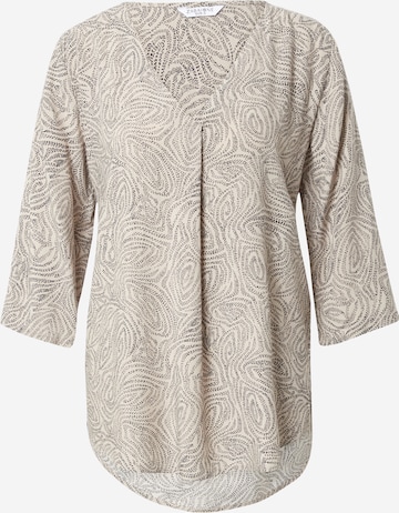 Camicia da donna 'Toscany' di ZABAIONE in beige: frontale