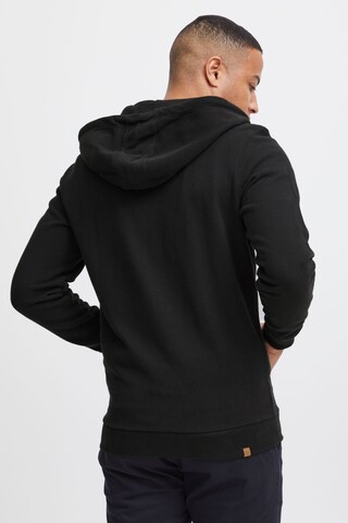 BLEND Kapuzensweatshirtjacke in Schwarz