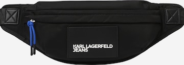 KARL LAGERFELD JEANS Bæltetaske i sort: forside
