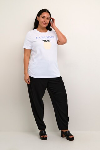 KAFFE CURVE - Camisa 'Diana' em branco