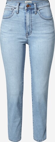 Regular Jeans de la Madewell pe albastru: față