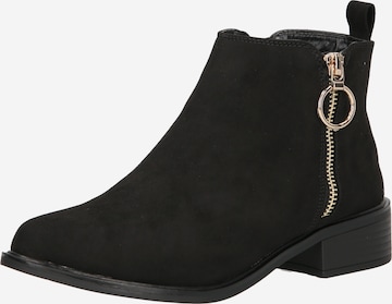 Dorothy Perkins - Botas de tobillo 'Memphis' en negro: frente