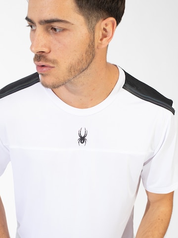 balta Spyder Sportiniai marškinėliai