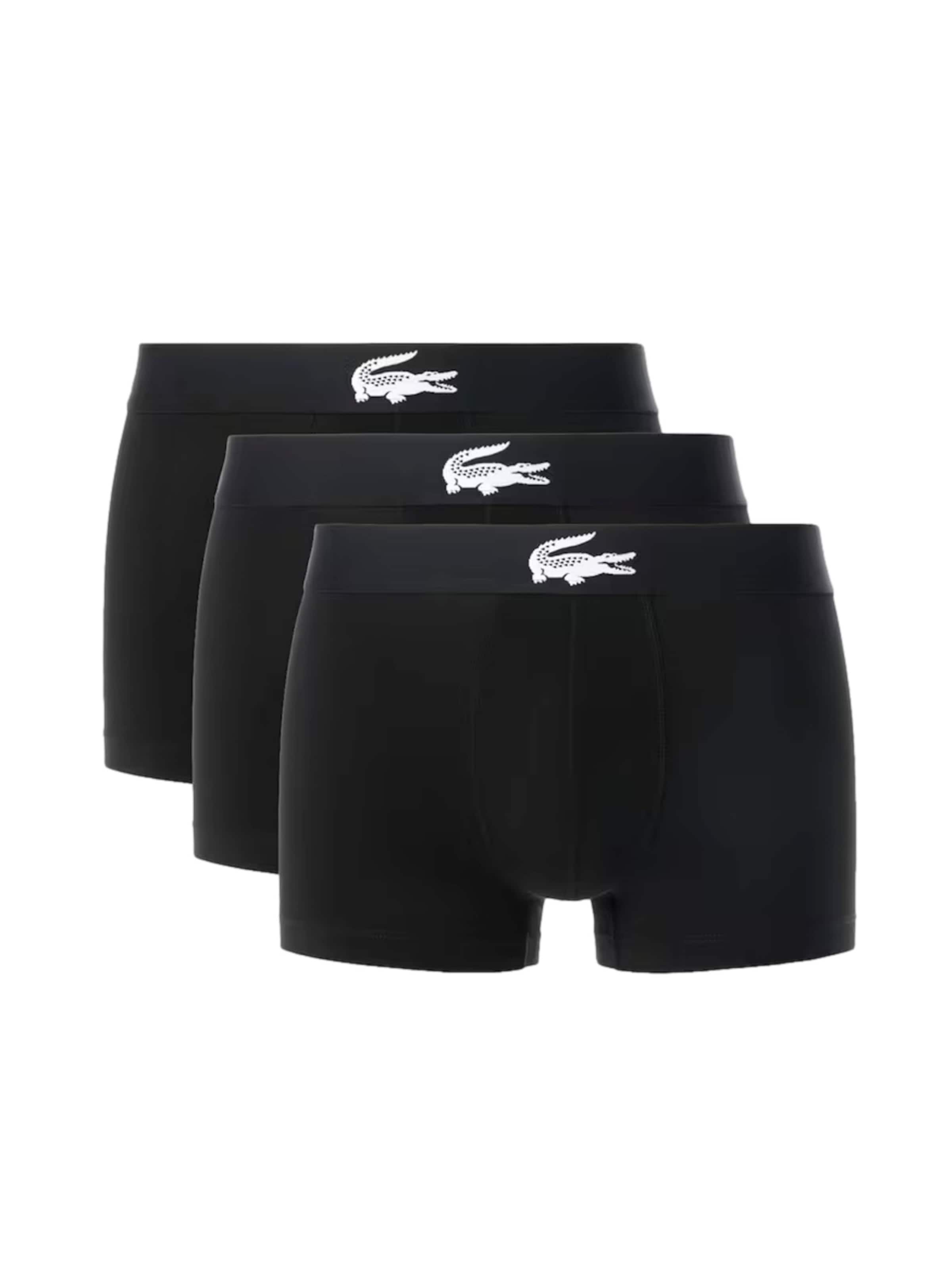 LACOSTE Boxer shorts in Black: front