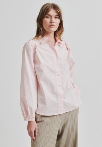SECOND FEMALE Blouse 'Citta' in Roze: voorkant