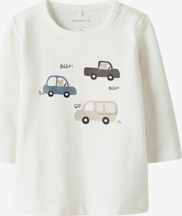 balta NAME IT Marškinėliai 'NBMREMUS': priekis