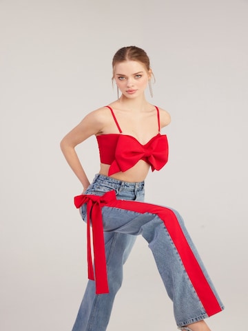 HOLLY LOLLY Wide leg Jeans in Blue