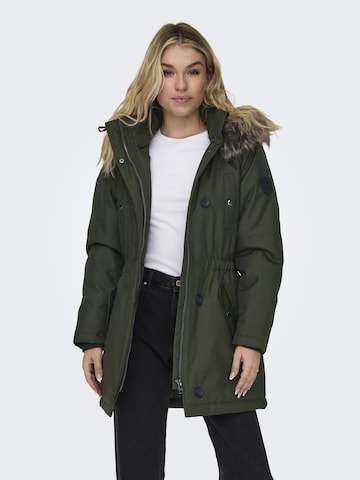 ONLY Winter parka 'Iris' in Green: front