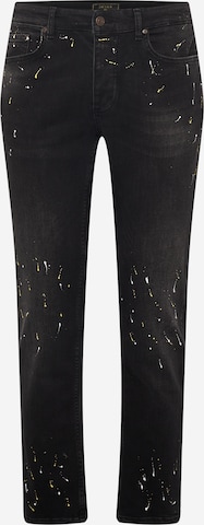 SikSilk Regular Jeans i svart: framsida