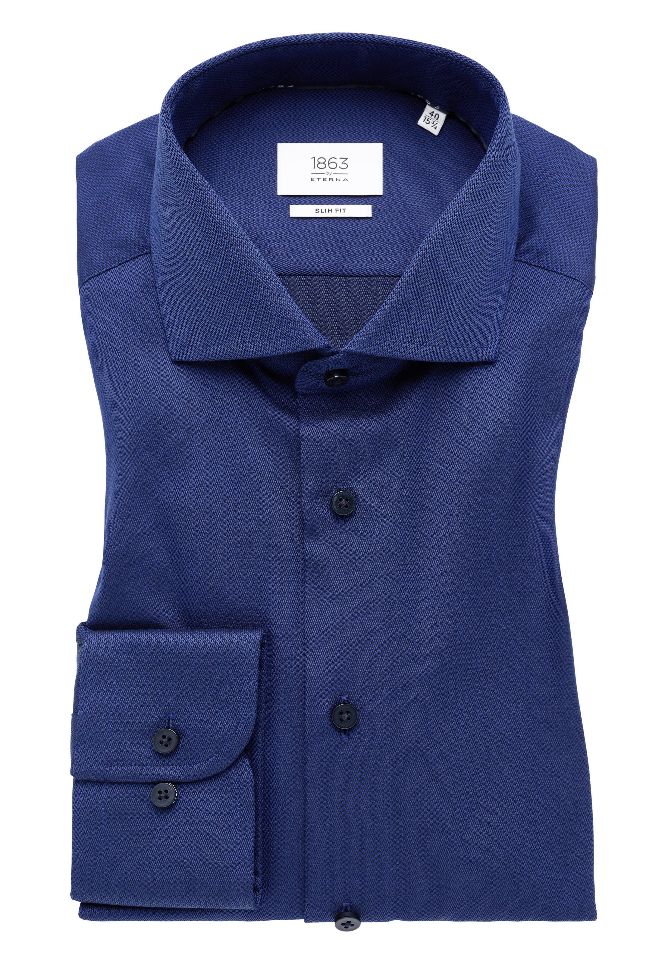 ETERNA Slim fit Business Shirt in Blue