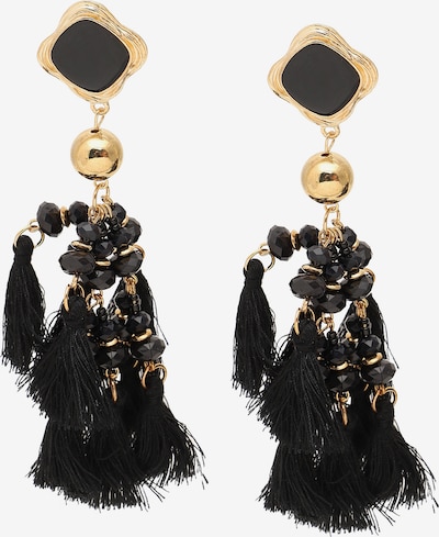 Cercei SOHI pe auriu / negru, Vizualizare produs