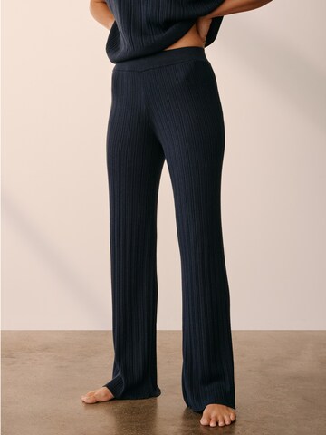 ABOUT YOU x Marie von Behrens Flared Pants 'Freya' in Blue: front