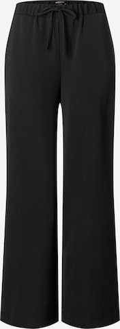 Loosefit Pantaloni de la MORE & MORE pe negru: față