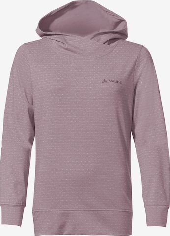 VAUDE Athletic Sweatshirt 'Tuenno' in Purple: front