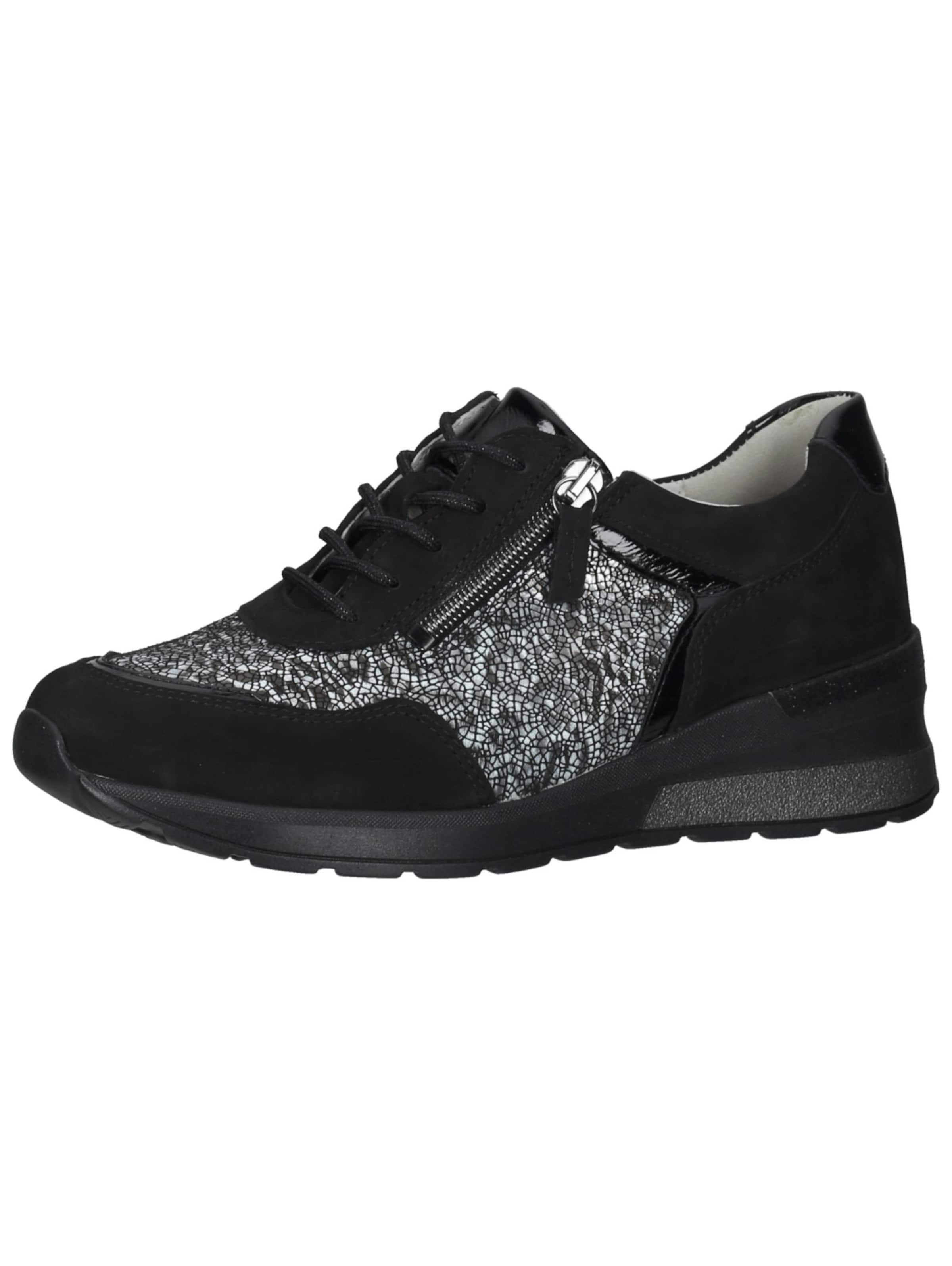 Scarpa stringata sportiva di WALDLÄUFER in nero: frontale