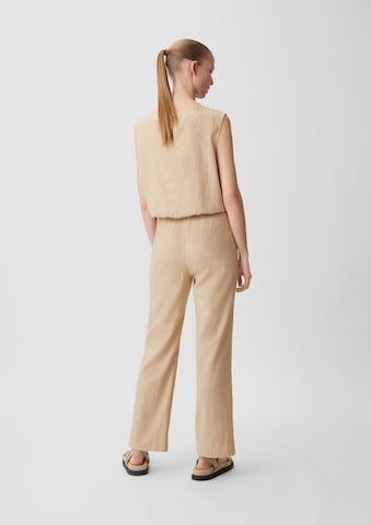 Regular Pantalon comma casual identity en beige : derrière