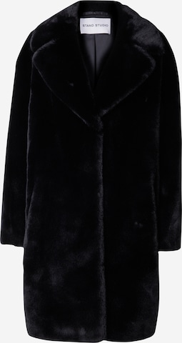 STAND STUDIO Χειμερινό παλτό σε μαύρο: μπροστά