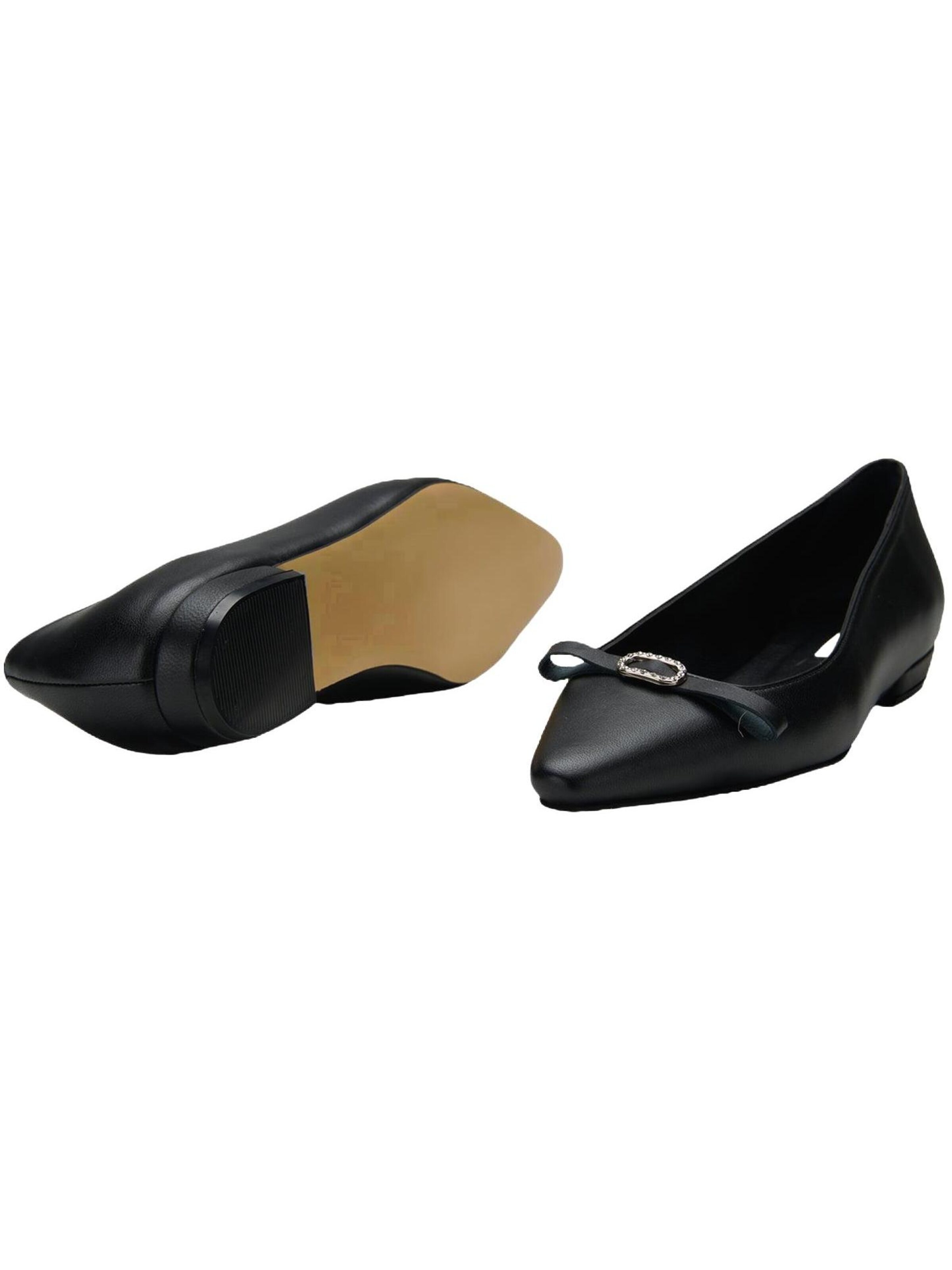 Desa Ballet Flats 'Ballettschuhe' in Black
