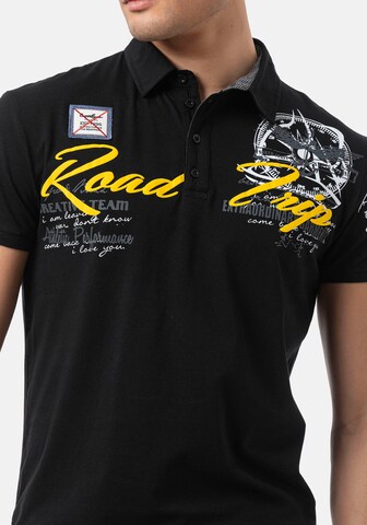 CIPO & BAXX Poloshirt in Schwarz