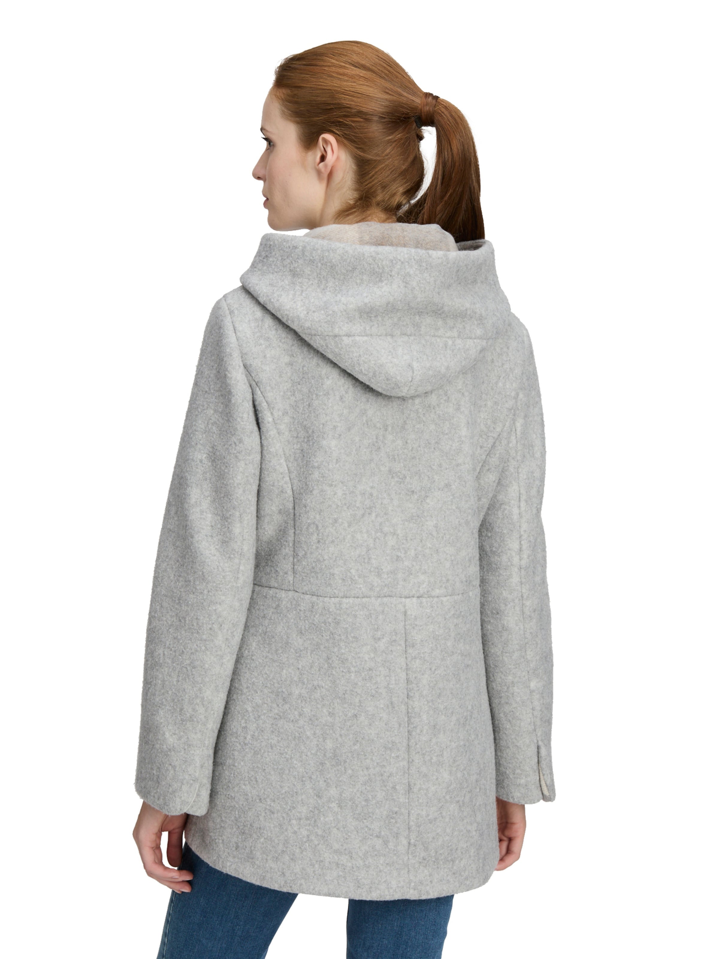Amber & June Between-Seasons Coat in Grey