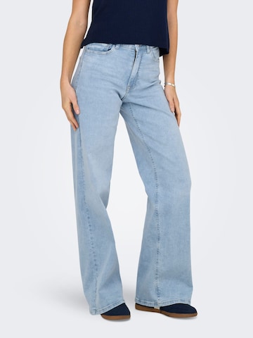Jaqueline de Yong Baggy Jeans 'Felina' in Blauw: voorkant
