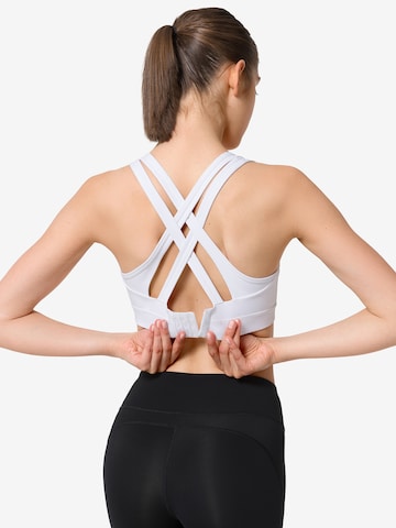 Yvette Push-up Sports Bra in White