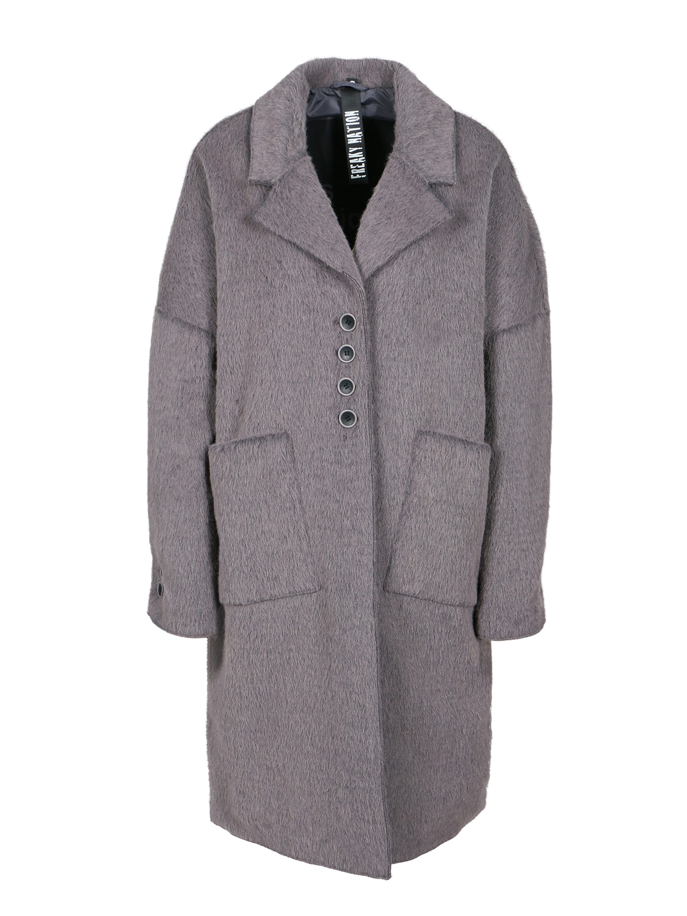FREAKY NATION - Abrigo de entretiempo en gris: frente