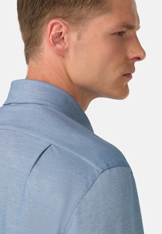 Coupe regular Chemise Boggi Milano en bleu