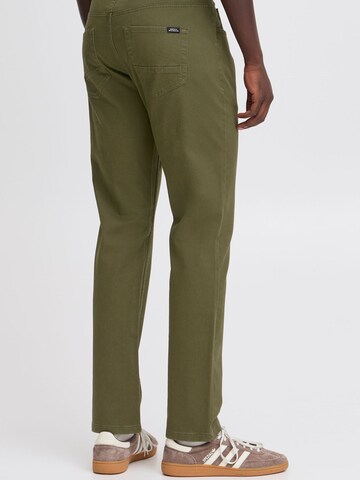 BLEND Regular Chino trousers 'Hednan' in Green