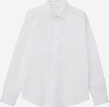 s.Oliver - Slim Fit Camisa em branco: frente