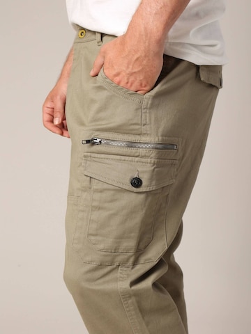 Regular Pantalon cargo 'DANASON' Deeluxe en vert