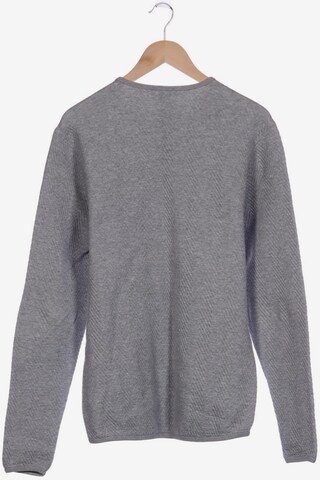 KnowledgeCotton Apparel Sweatshirt & Zip-Up Hoodie in XL in Grey