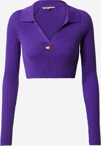 Tommy Jeans Pullover in Lila: predná strana