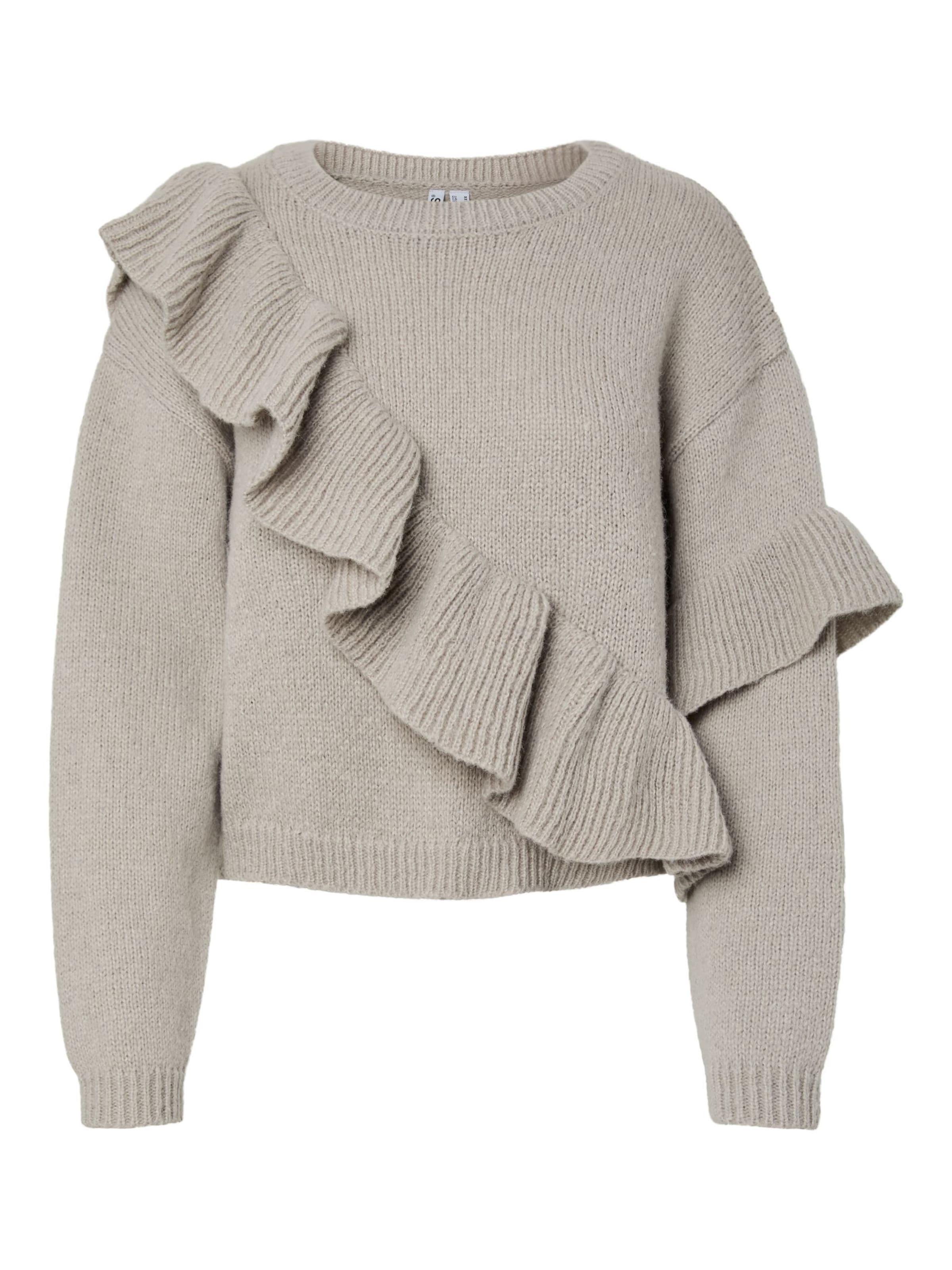 Pullover 'PCNor' di PIECES in grigio: frontale