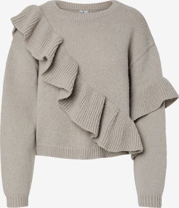PIECES Sweater 'PCNor' in Grey: front