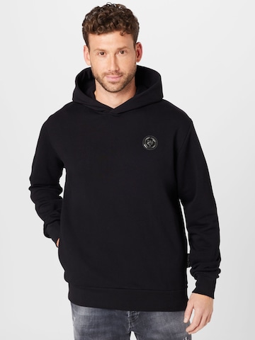 Plein Sport Sweatshirt in Black: front