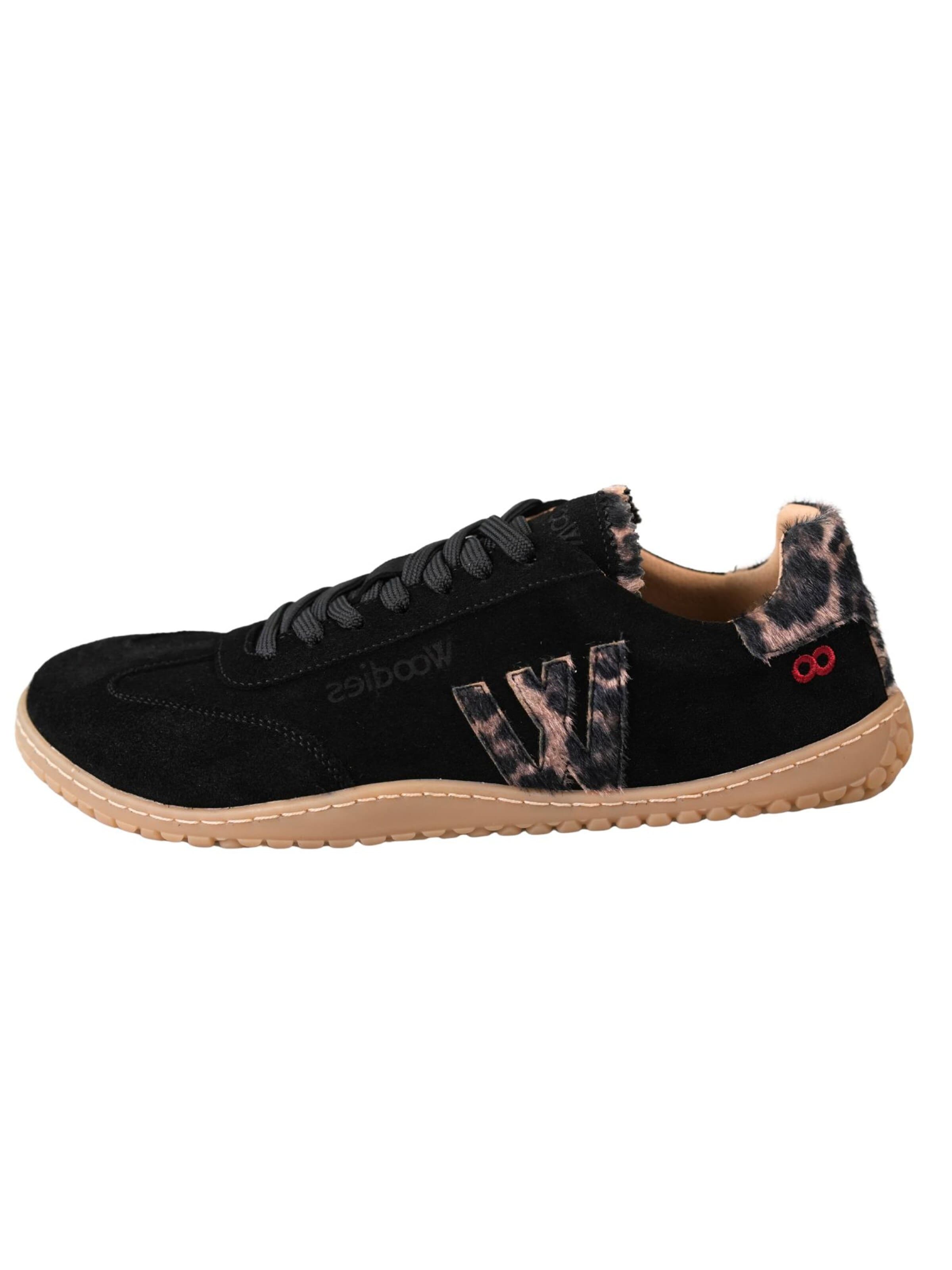 WOODIES THE OFFICIAL Schnürschuh 'Woodies Origin'‌‌ in Schwarz: Vorderseite