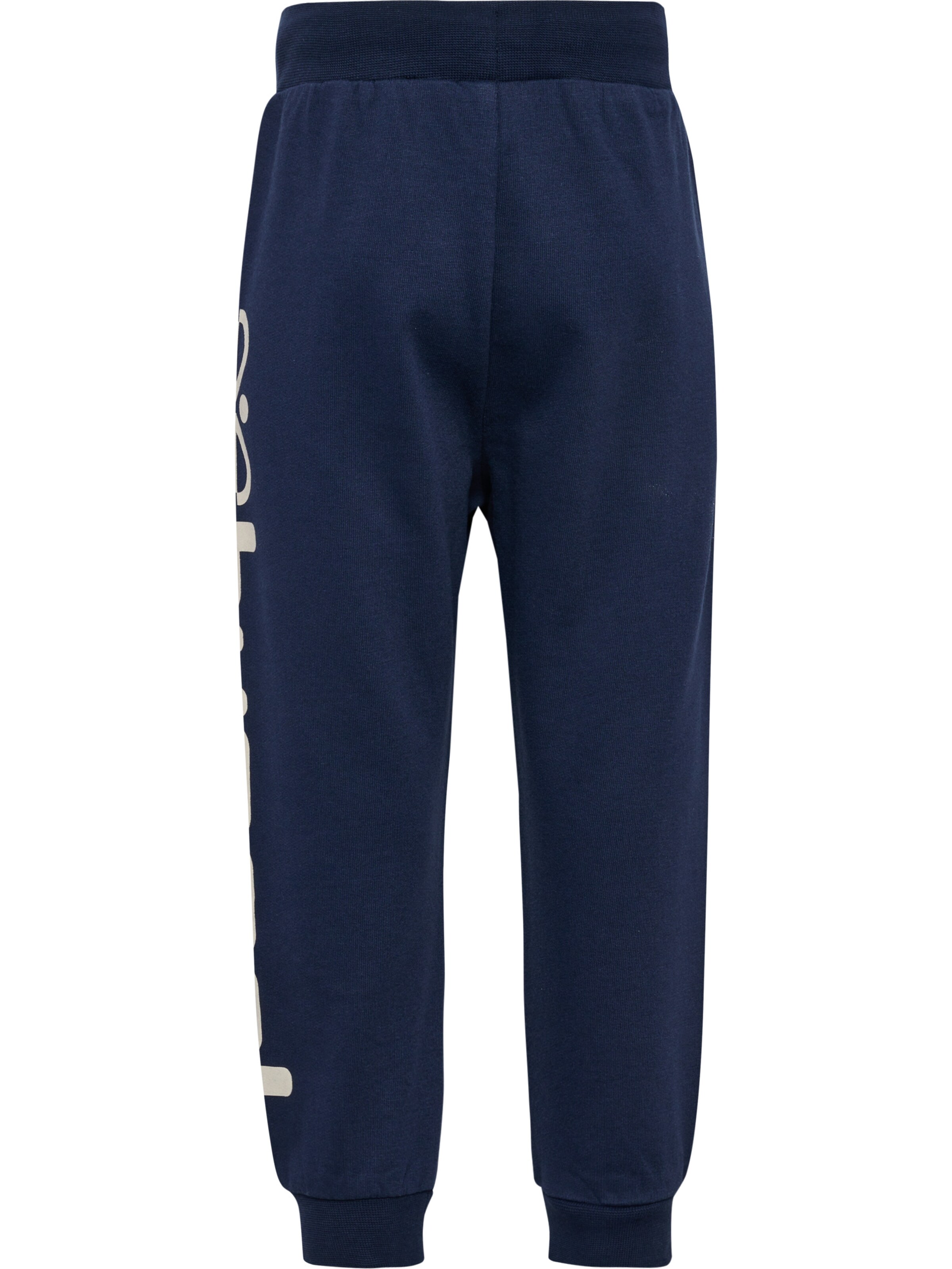 Hummel Tapered Broek 'Lime' in Blauw