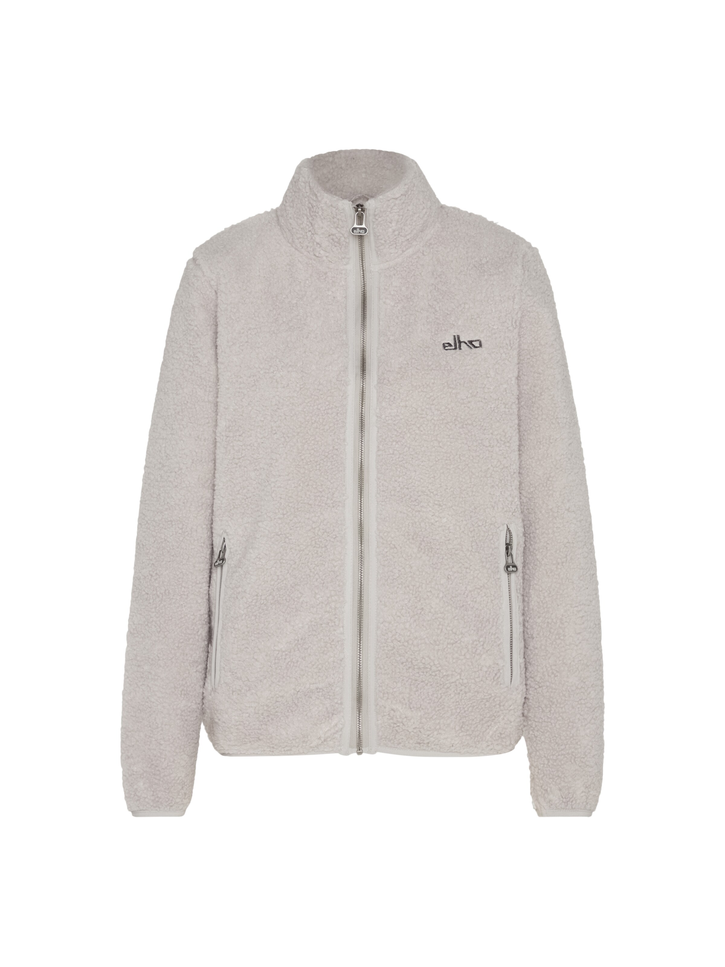 elho Fleece jas in Grijs: voorkant