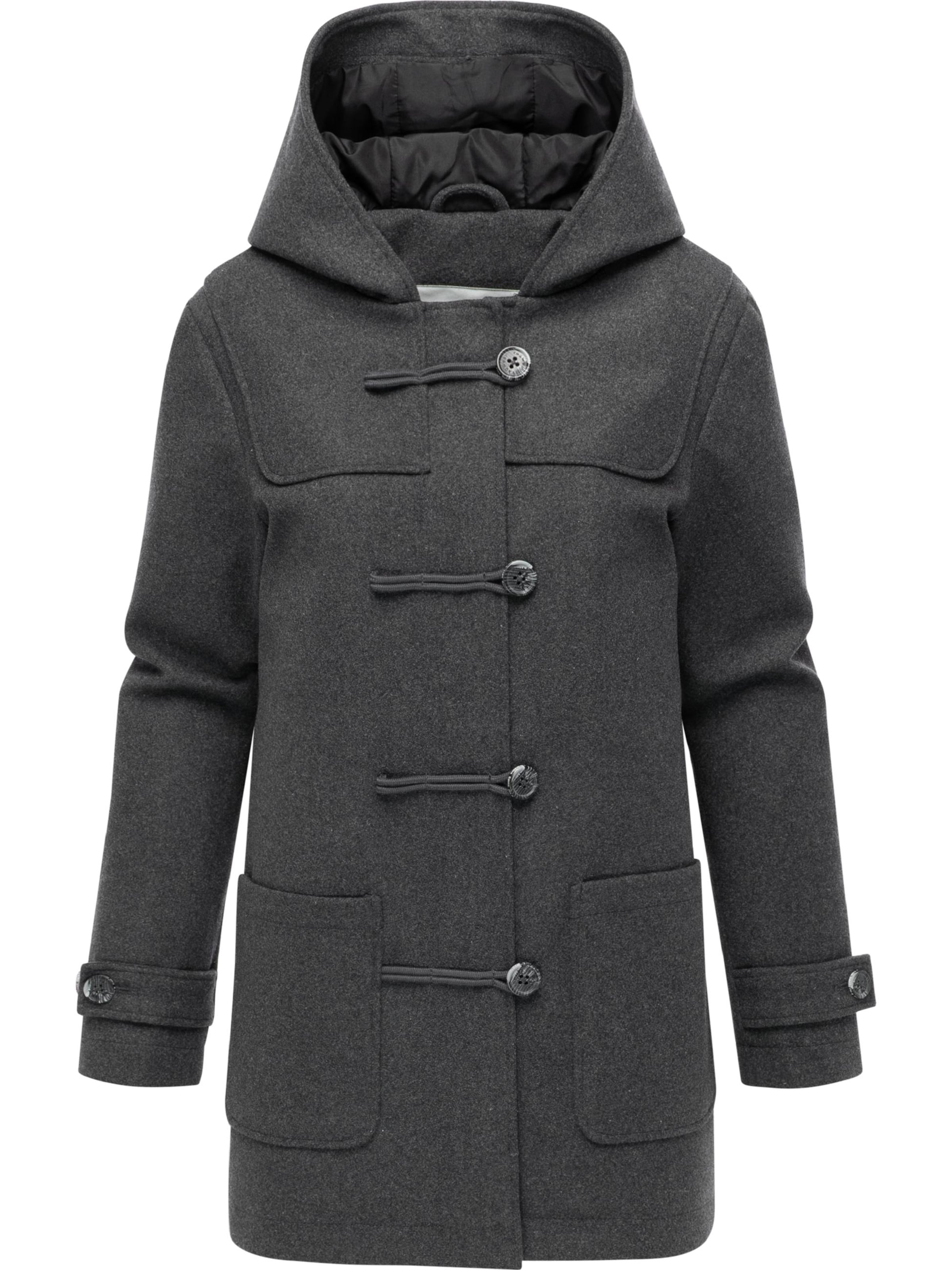 Ragwear Zimní kabát 'Duffina Youmodo' – šedá: přední strana